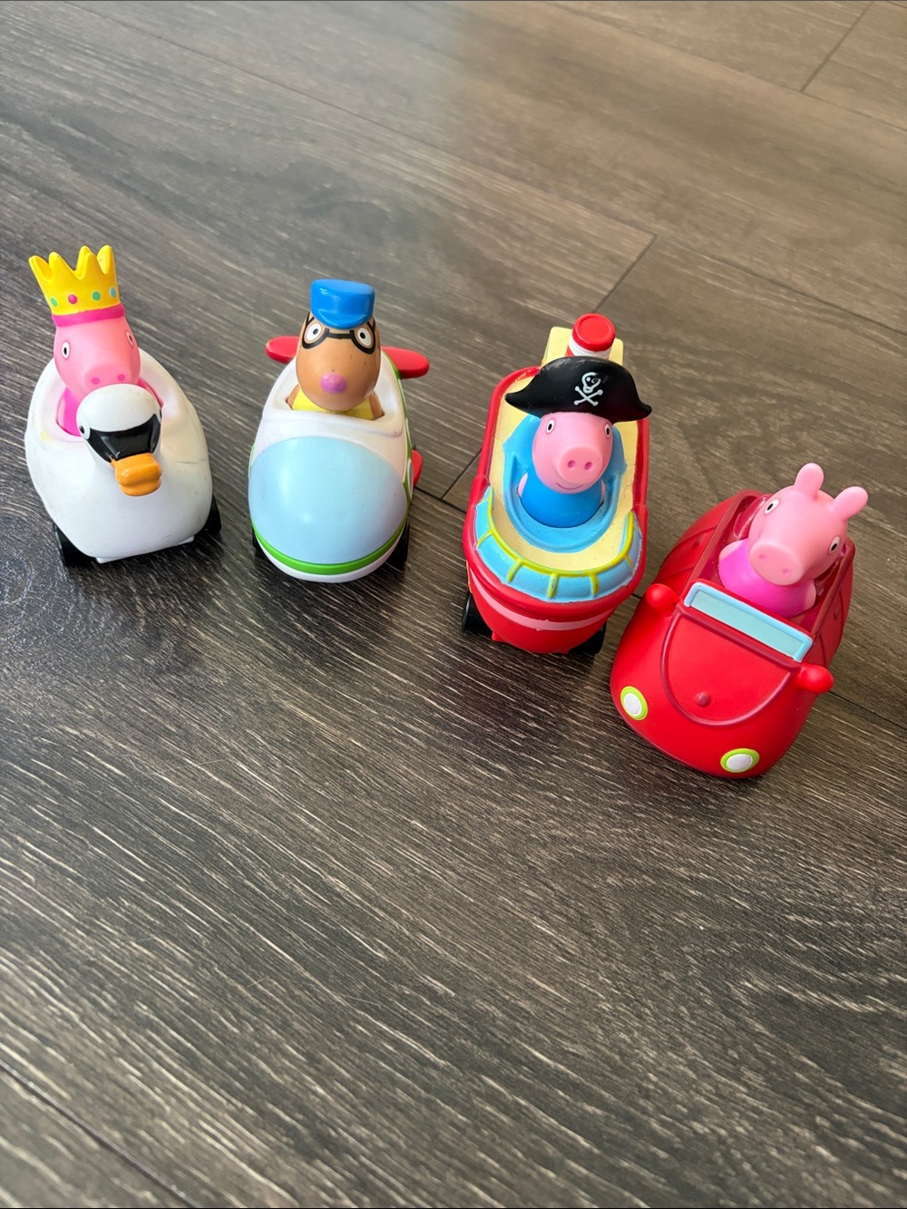 Peppa Pig Vehicle Toy Set - 4 Characters